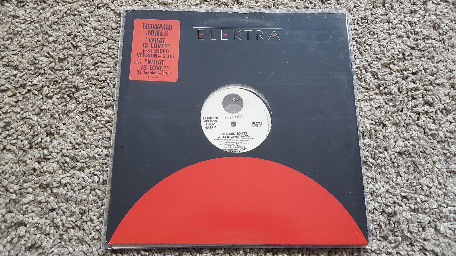 Howard Jones - What is love 12'' Disco Vinyl US PROMO