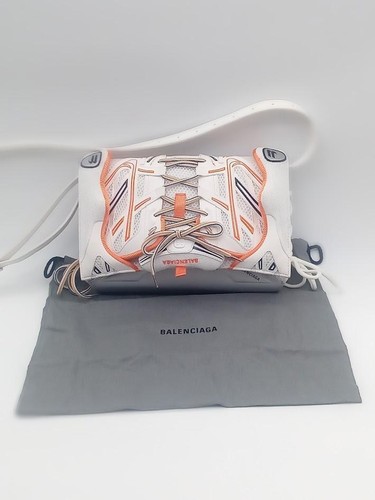 Balenciaga Sneaker Head Shoulder Bag White Orange