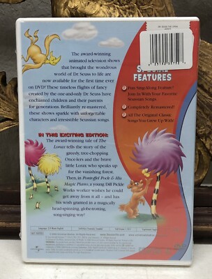 Dr. Seuss: The Lorax/Pontoffel Pock & His Magic Piano (DVD 2003
