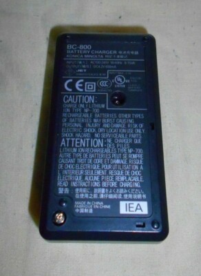 KONICA MINOLTA BC-800 BATTERY CHARGER DIMAGE DIGITAL CAMERA X SERIES  ORIGINAL UK
