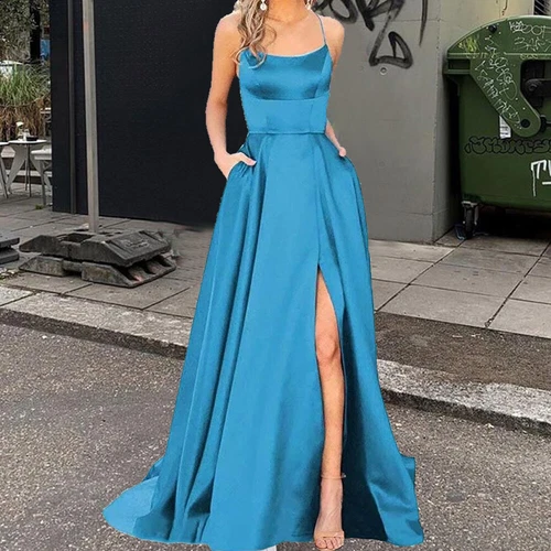 Gown Formal Wedding Bridesmaid Party Dresses Womens Ball Evening Prom Long - Picture 34 of 43