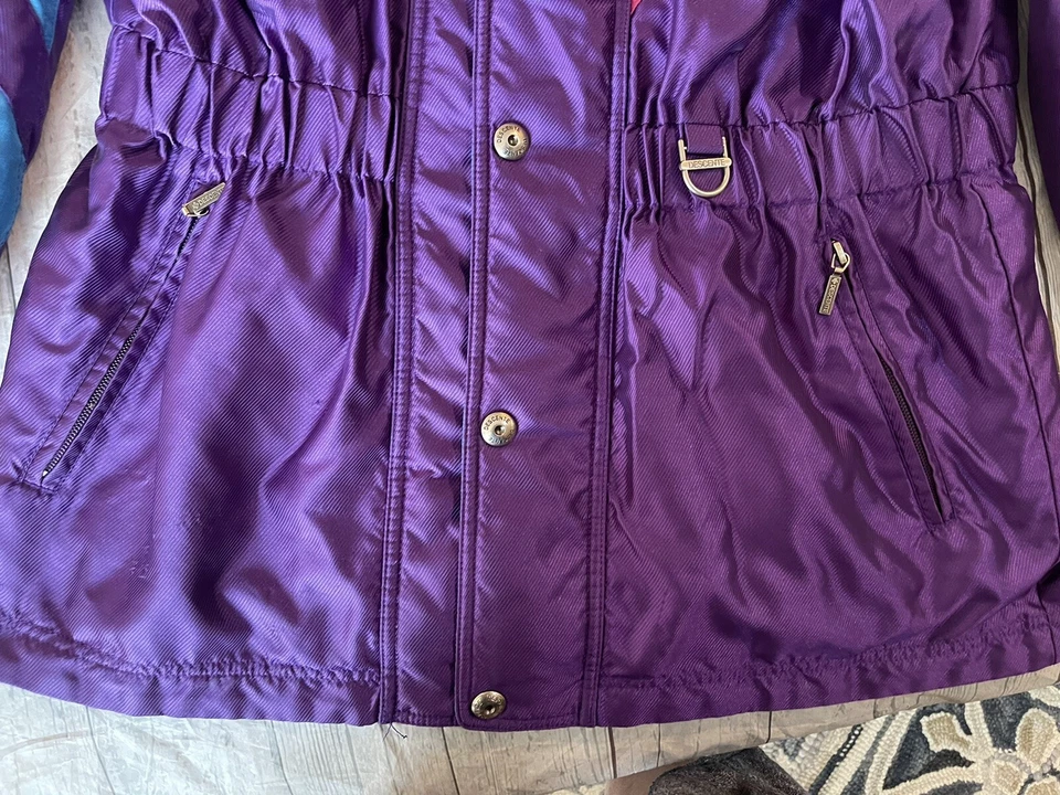 Vintage Descente Ski Toko Jacket Women's Size Medium Purple Multi Switzerland - Image 4 of 4