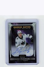 2021-22 O-Pee-Chee Platinum #R-LP Lane Pederson Rookie-Autographs-Cosmic