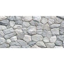 30x18in White Stone Aquarium Polyester Backdrop Rocky Fish Tank Background