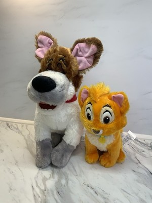 Disney Store 100 Jahre Plüsch Oliver & Company Oliver und Dodger Toys Plüsch