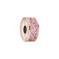 Pandora Moments Charm Clip Rosa Zirkonia Pavé 781817PCZ*