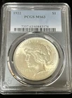 1922 Silver Peace Dollar MS63 PCGS