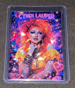 CYNDI LAUPER 1988 Poster 非売品 未使用 Cyndi Lauper Poster | eBay