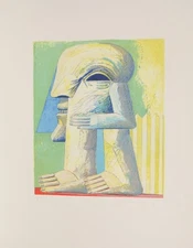 Horst Antes / autographed / color lithograph / 150 copies / 5