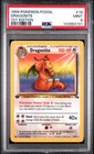 1999 POKEMON 1ST EDITION FOSSIL DRAGONITE #19/62 NON HOLO RARE PSA 10