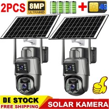 4G LTE Überwachungskamera Solar Außen PTZ CCTV Kamera Nachtsicht Mit SIM Karte