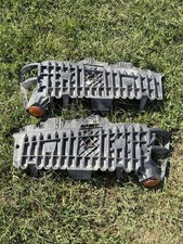 '07-'18 Jeep Wrangler JK Front Fender Support Brackets Set Of 2 Amber Reflectors