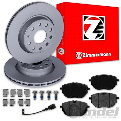 Zimmermann BREMSSCHEIBEN+BELÄGE VORNE für VW T6 TRANSPORTER MULTIVAN CALIFORNIA