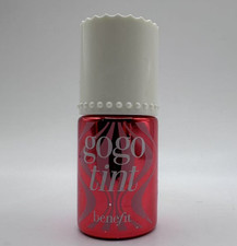 BENEFIT GOGO TINT  BRIGHT CHERRY  TINTED LIP &CHEEK STAIN 10ML