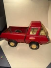 Vintage Tonka Toy Truck Red 1970 Pressed Steel Pickup Puller