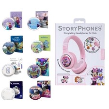 Storyphones Storytelling Pink Minnie Mouse Headphones  x8 Story Shields Disney