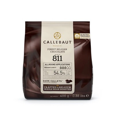 (30,36 EUR/kg) Barry Callebaut 811 Zartbitter Schokolade Kuvertüre 2,8 kg