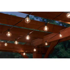 25-Light 25 Ft. Outdoor Plug-In Globe LED G40 Bulb String-Light