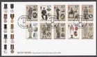 New Zealand Stamps.Decimal.1st Day Cover.Military Uniforms x 2.2003.