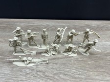 WWII World War II British 8th Army Troops Toy Solider Figure Lot