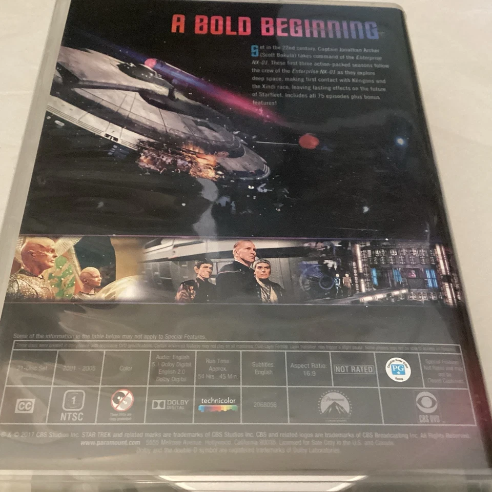 Star Trek: Enterprise: Seasons 1-3 (21-Disc DVD Set, 2001-2005 TV Series) - Image 2 of 2