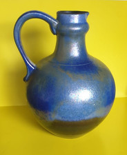 Pottery Vase German Pottery CERAMANO SATURNE 278 Midcentury 1970s Vintage WGP