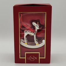 Lenox 2022 Baby  s 1st Christmas Rudolph the Red-Nosed Reindeer Metal Ornament