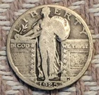 1925-P Standing Liberty Quarter G+ .900
