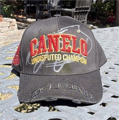 Saul (Canelo) Alvarez ''Undisputed Champion'' Boxing Cap - Black Red Gold