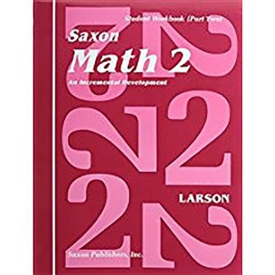 Saxon Math 2 Part Two by Larson (English) Paperback Book