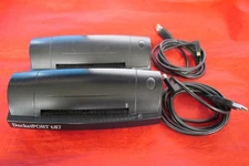 Lot of Qty 2 Ambir Docketport 687 Desktop ID Card Scanners with USB Cables