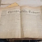 Chicago Tribune April 15, 1861 Civil War Lincoln Attack on Sumter Original