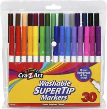 30 Count, Washable Super Tip Markers