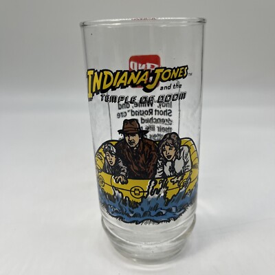 Indiana Jones Inflatable Pool Raft 1984 Indiana Jones Temple of Doom 7up glass vintage, raft Short Round ...