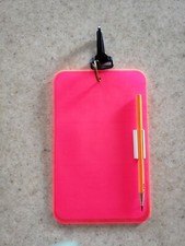 Scuba Slate Florescent Instructors DiveCon Dive Master Message, Dive Info 8x5"