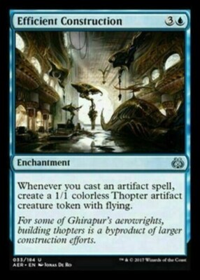 1x EFFIZIENTE KONSTRUKTION - Ätherrevolte - MTG - Magic the Gathering
