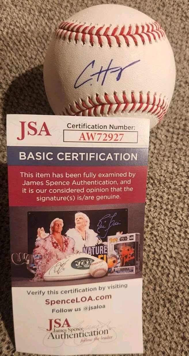 Chase Hampton Autographed Signed OFFICIAL MLB BASEBALL NEW YORK YANKEES JSA AUTHENT #AW72927 