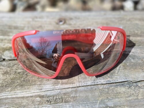POC Crave Sunglasses Ammolite Coral Translucent Brown/Silver Mirror Zeiss