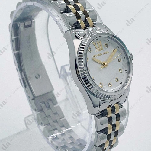 New Michael Kors MK4740 Petite Lexington Two Tone Bracelet Fashion Women's Watch
