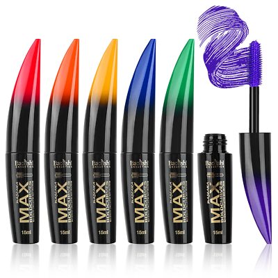 Joyeee 6 Colors Mascara Colorful Mascara Waterproof Long Lasting Natural...