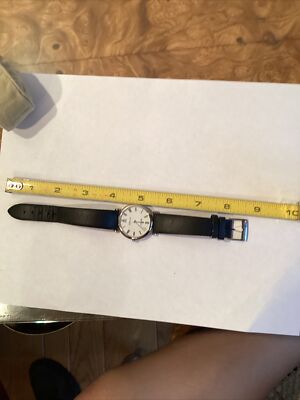 Edox Les Genevez Ultra Slim 71266 White Roman Numeral Men's Watch