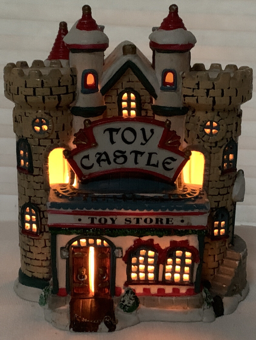 Lemax Village Collection Lighted Village Set Toy Castle eBay