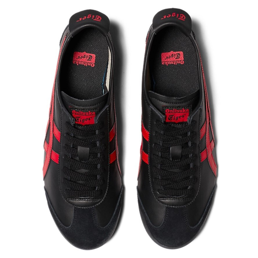 Authentic Onitsuka Tiger MEXICO 66 1183C102 004 BLACK CLASSIC RED