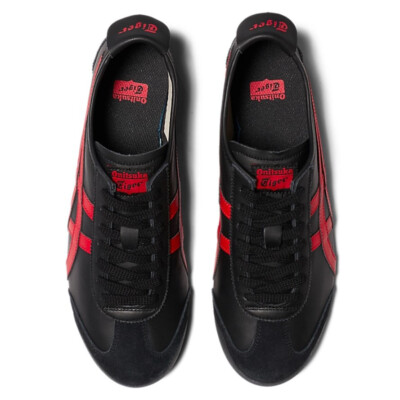 Authentic Onitsuka Tiger MEXICO 66 1183C102 004 BLACK CLASSIC RED