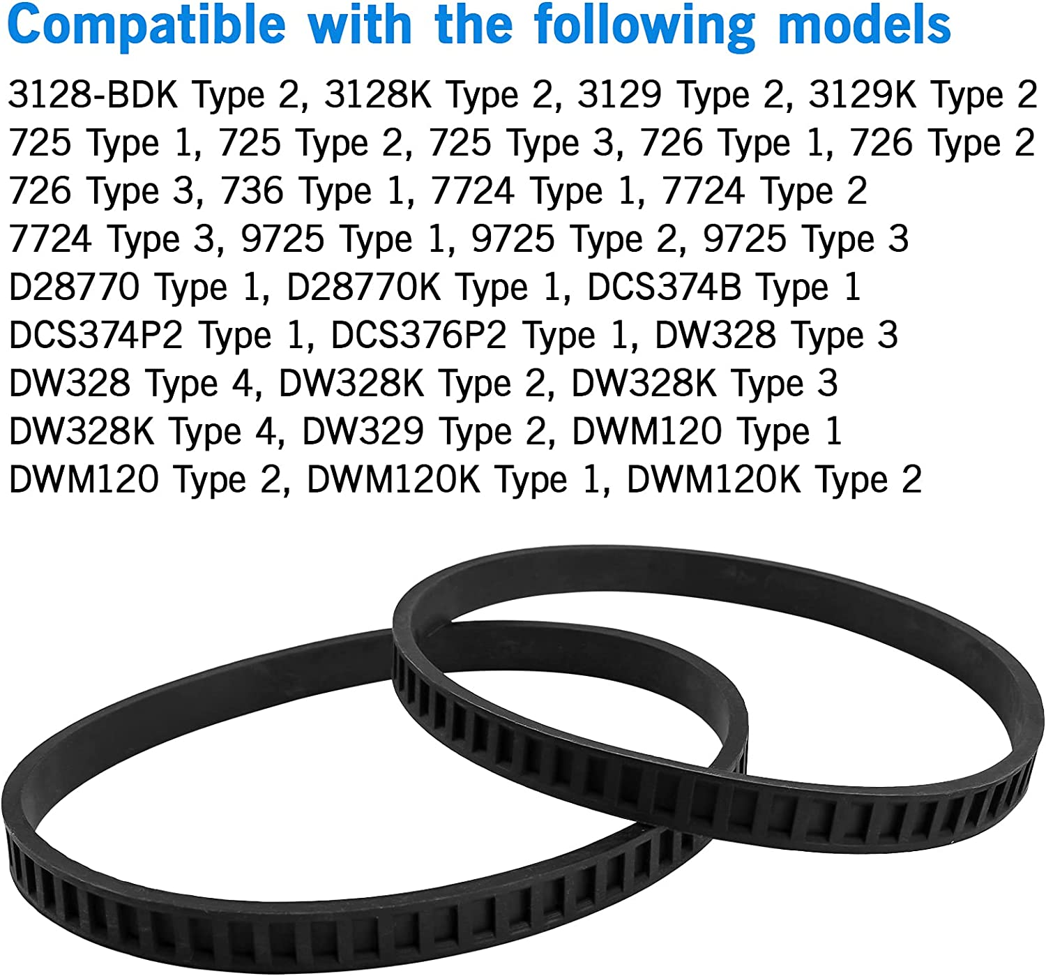 Bandsaw Rubber Tires Dewalt Bandsaw Parts DWM120 A02807 DCS374 DW328K
