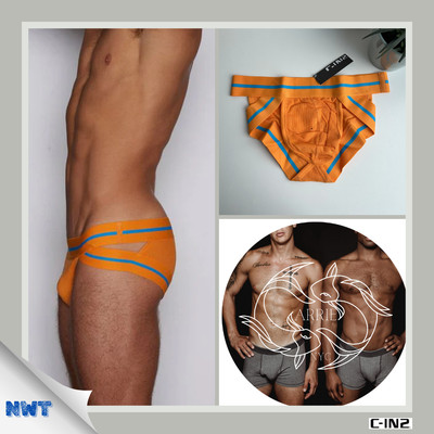 C-IN2 - Scrimmage - Men's Hustle Brief - Oakley Orange (M)