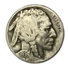 1936-D 5C Buffalo Nickel Mint Error Lamination #