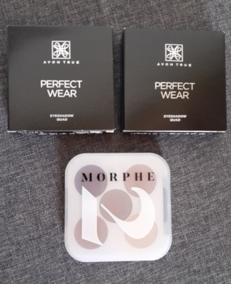 Neu 3 x Lidschatten Sets 1 Morphe, 2 Avon True Perfect Wear - siehe Beschreibung