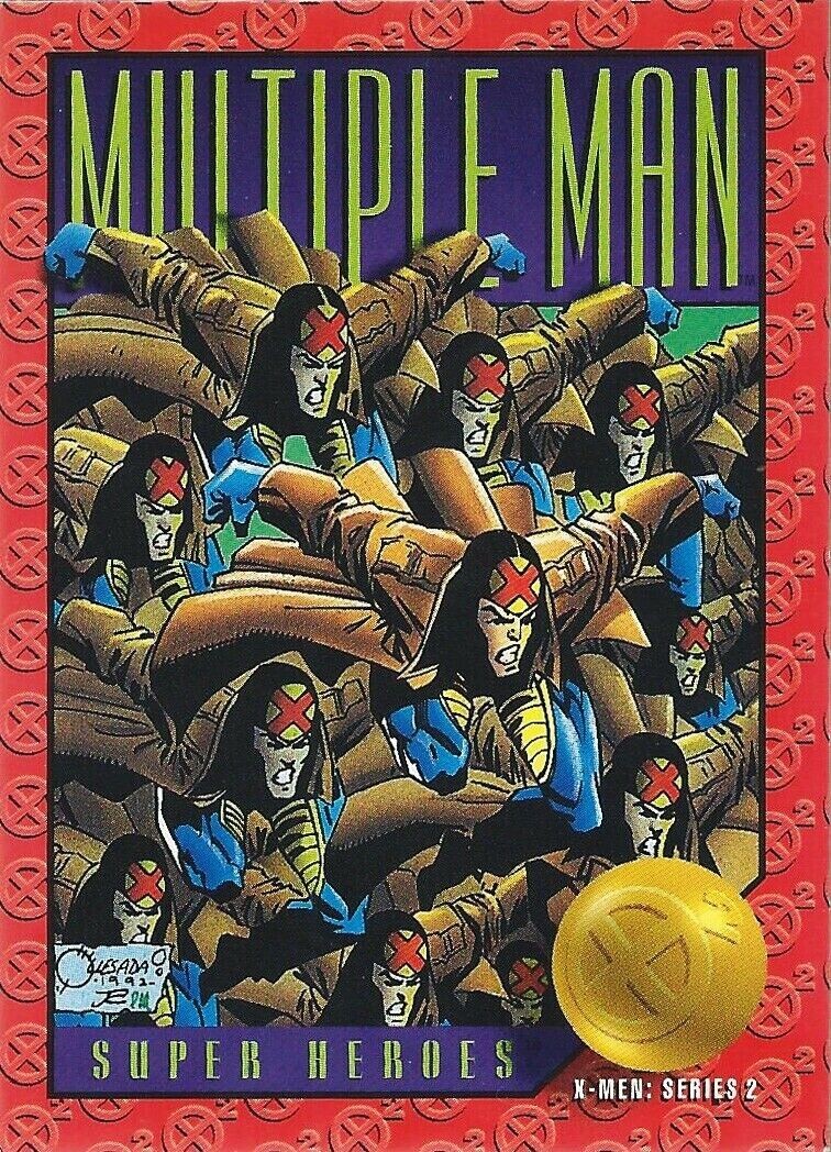 1993 Skybox Marvel X-Men Series 2 Multiple Man #19 Near Mint DNA GAMES