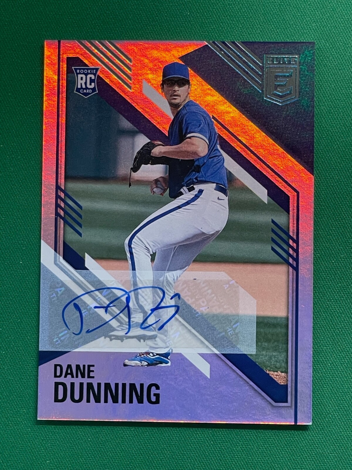 2021 Panini Chronicles Baseball DANE DUNNING ELITE AUTOGRAPHS #16